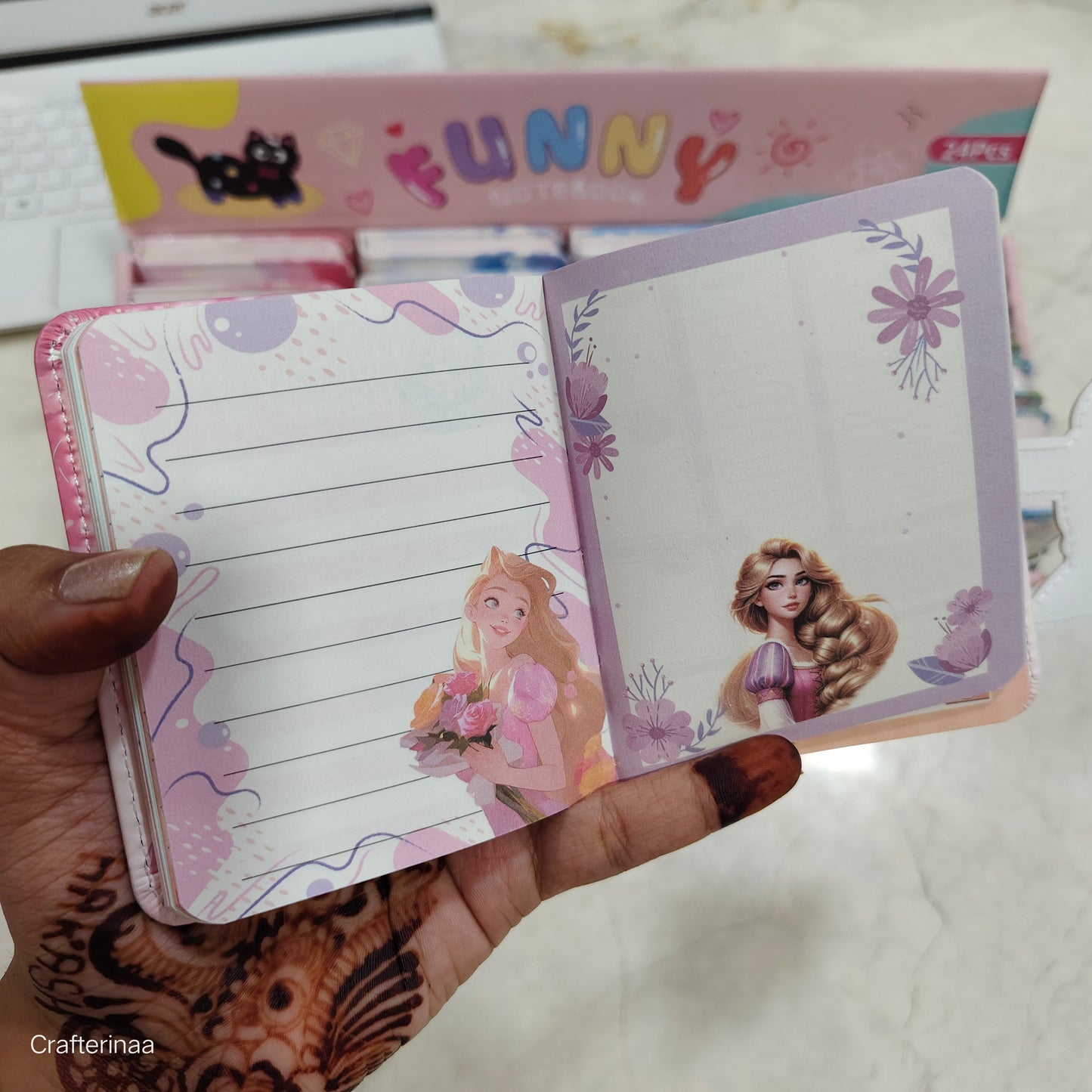 Princess Pocket Planners ā Cute Mini Diaries for Girls | Crafterinaa