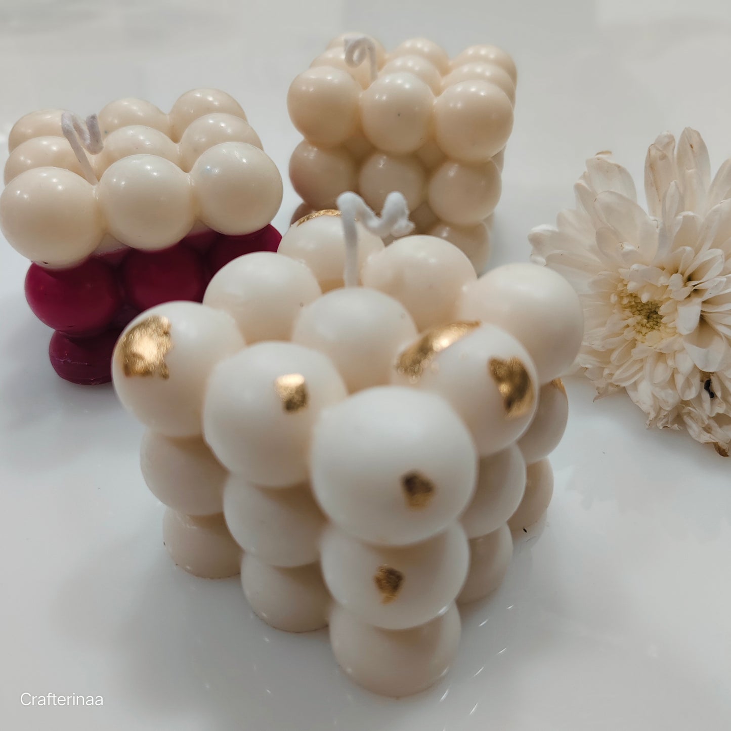 Handmade Bubble Soy Candle – Premium Wax| Scented soy wax candle