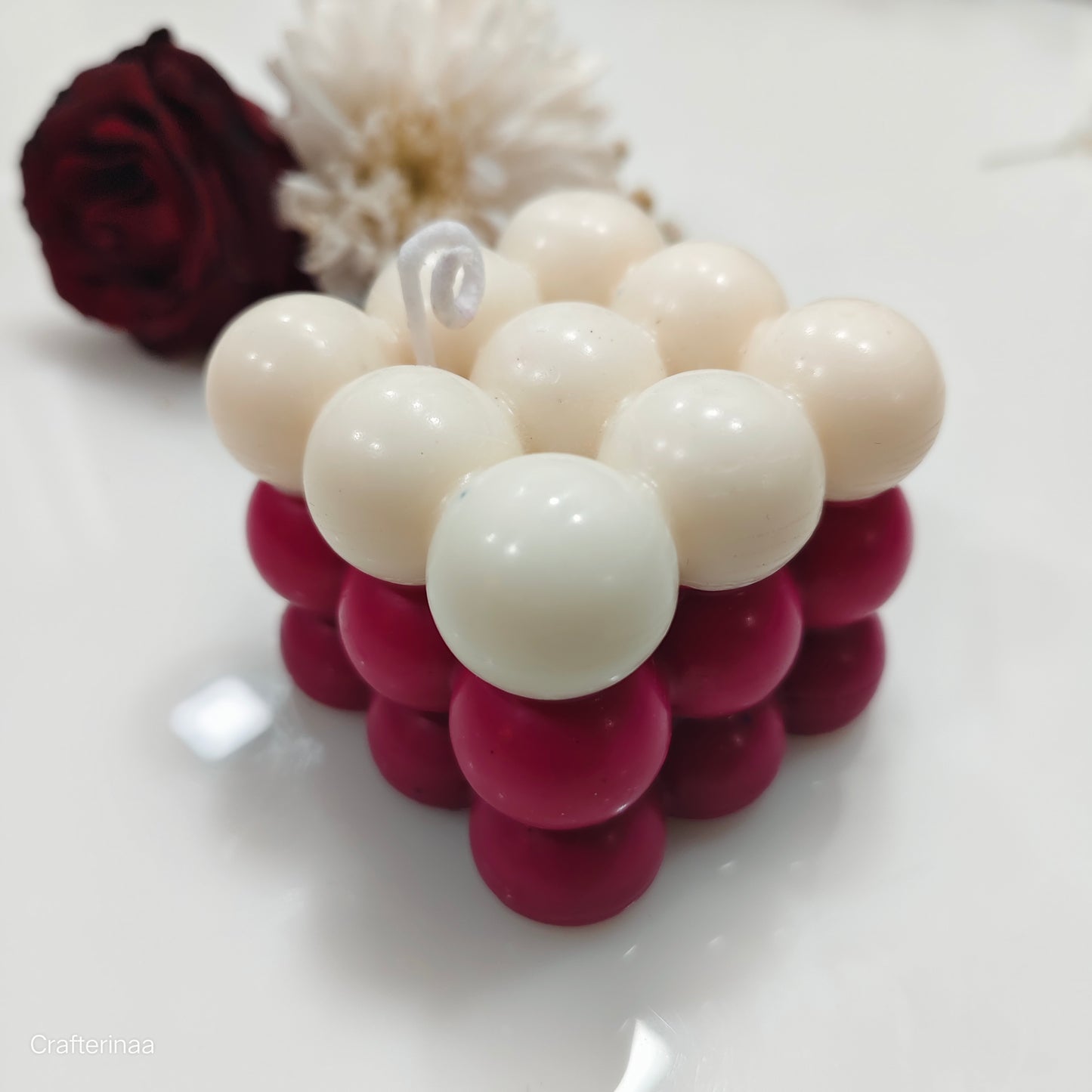 Handmade Bubble Soy Candle – Premium Wax| Scented soy wax candle