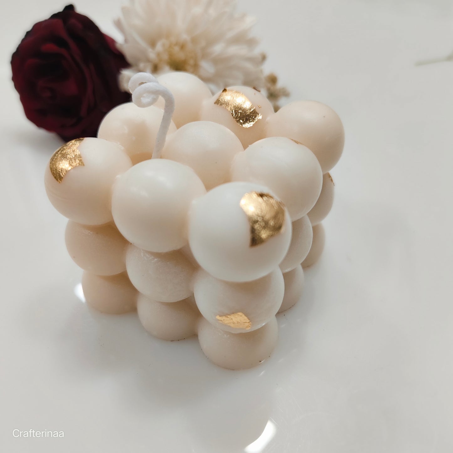 Handmade Bubble Soy Candle – Premium Wax| Scented soy wax candle