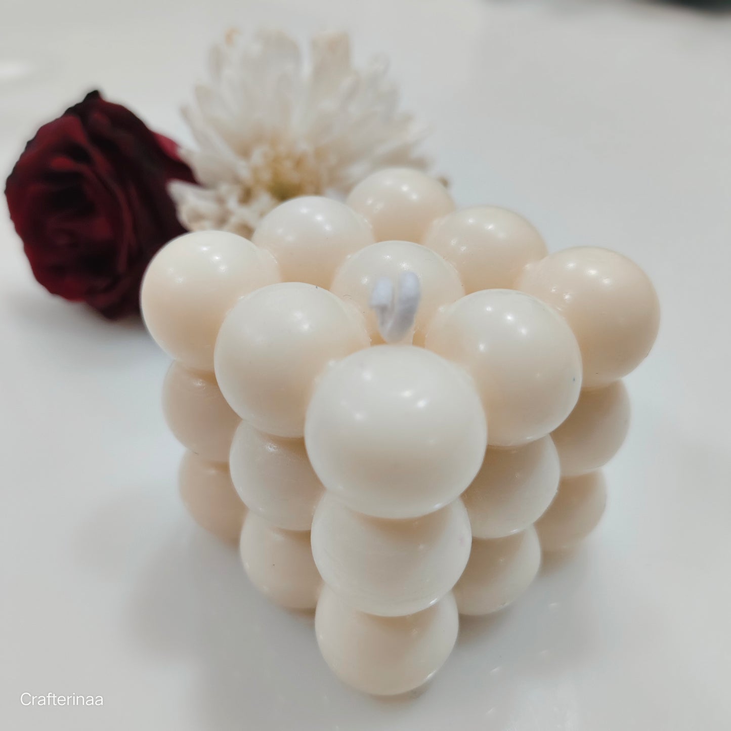 Handmade Bubble Soy Candle – Premium Wax| Scented soy wax candle