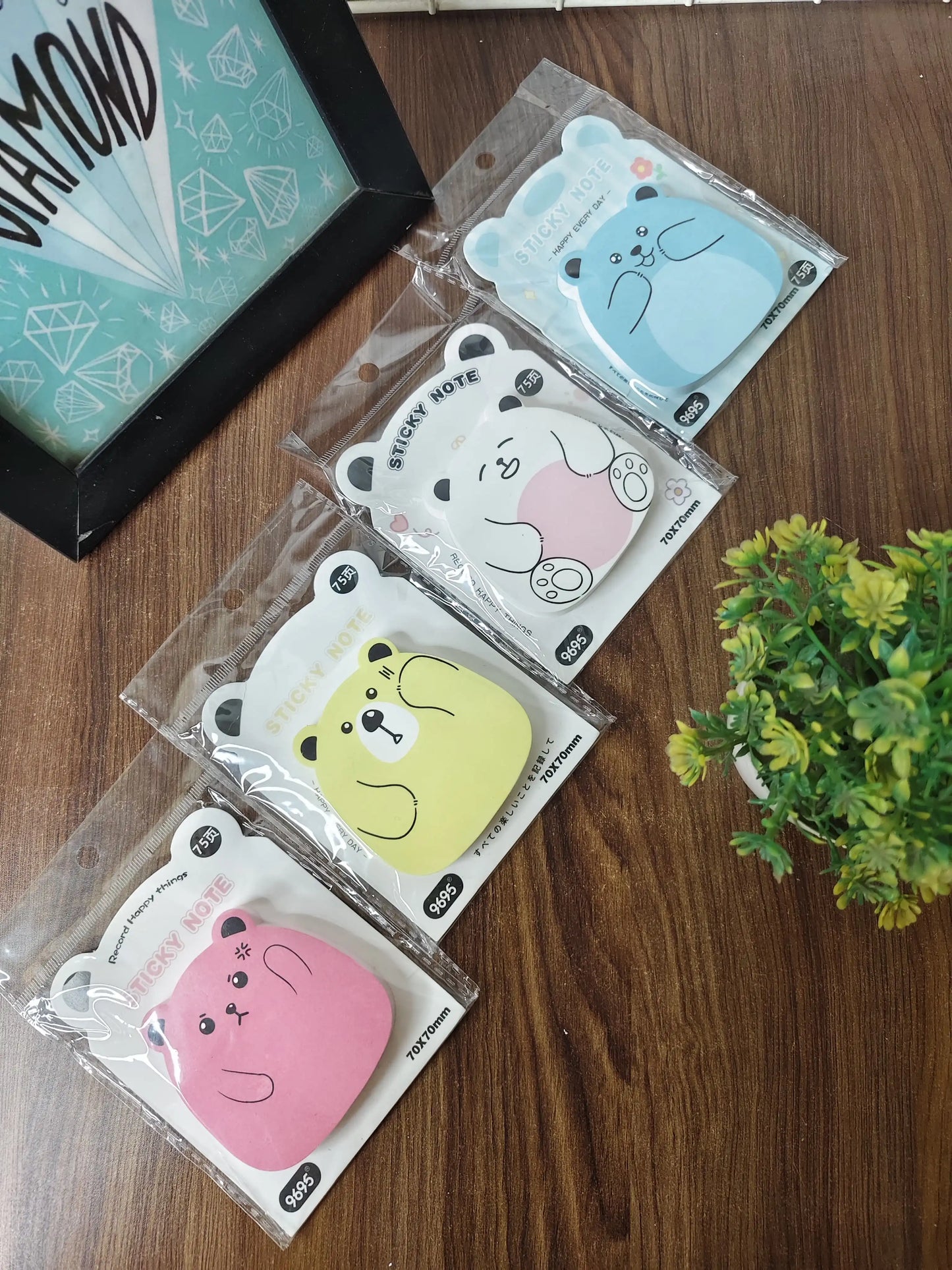 Bear sticky notes