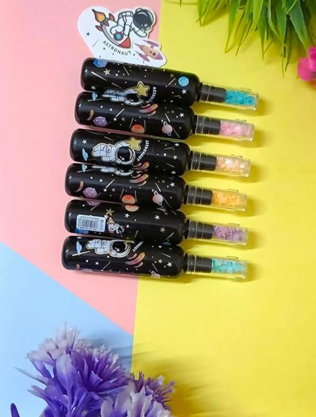 Black astronaut highlighter (6 highlighters set)
