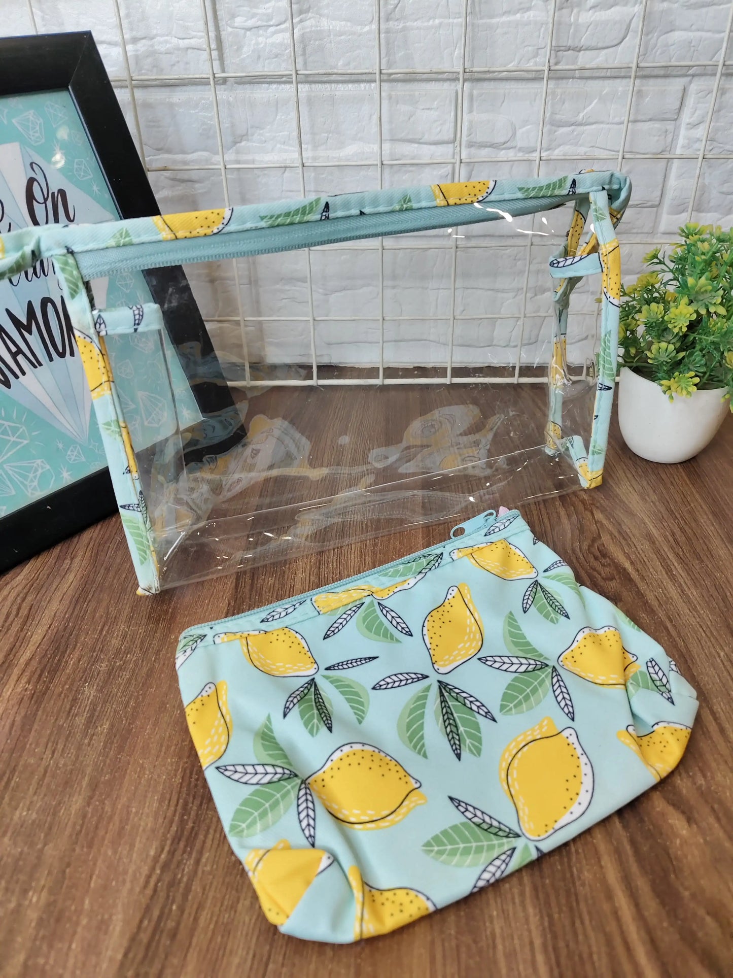 Cute make-up pouch set (2 pieces set)
