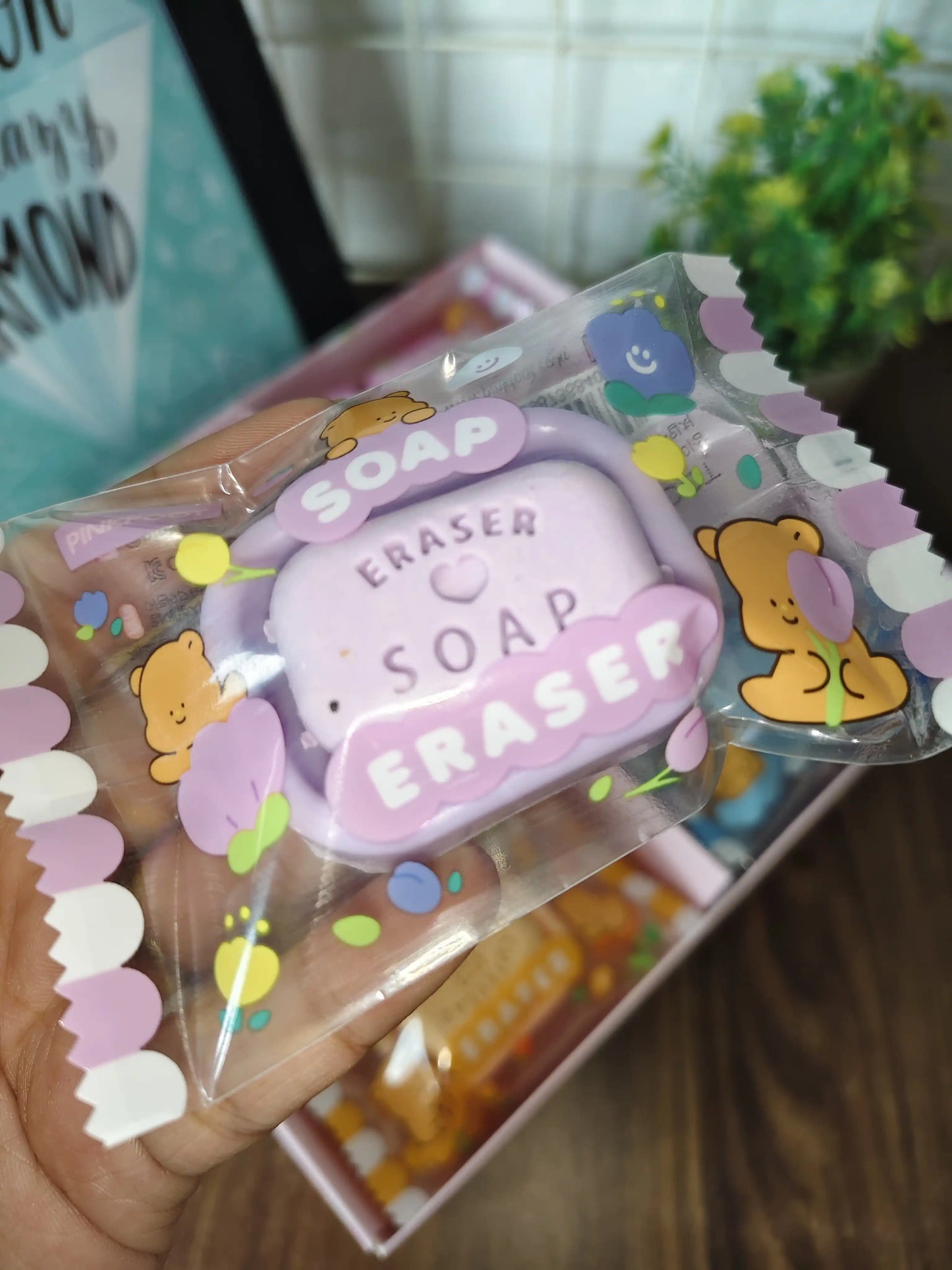 Cute soap erasers