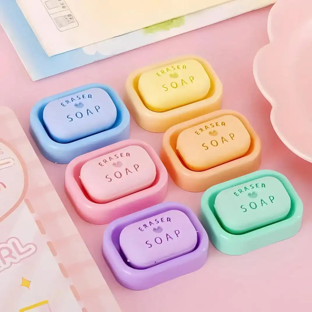 Cute soap erasers