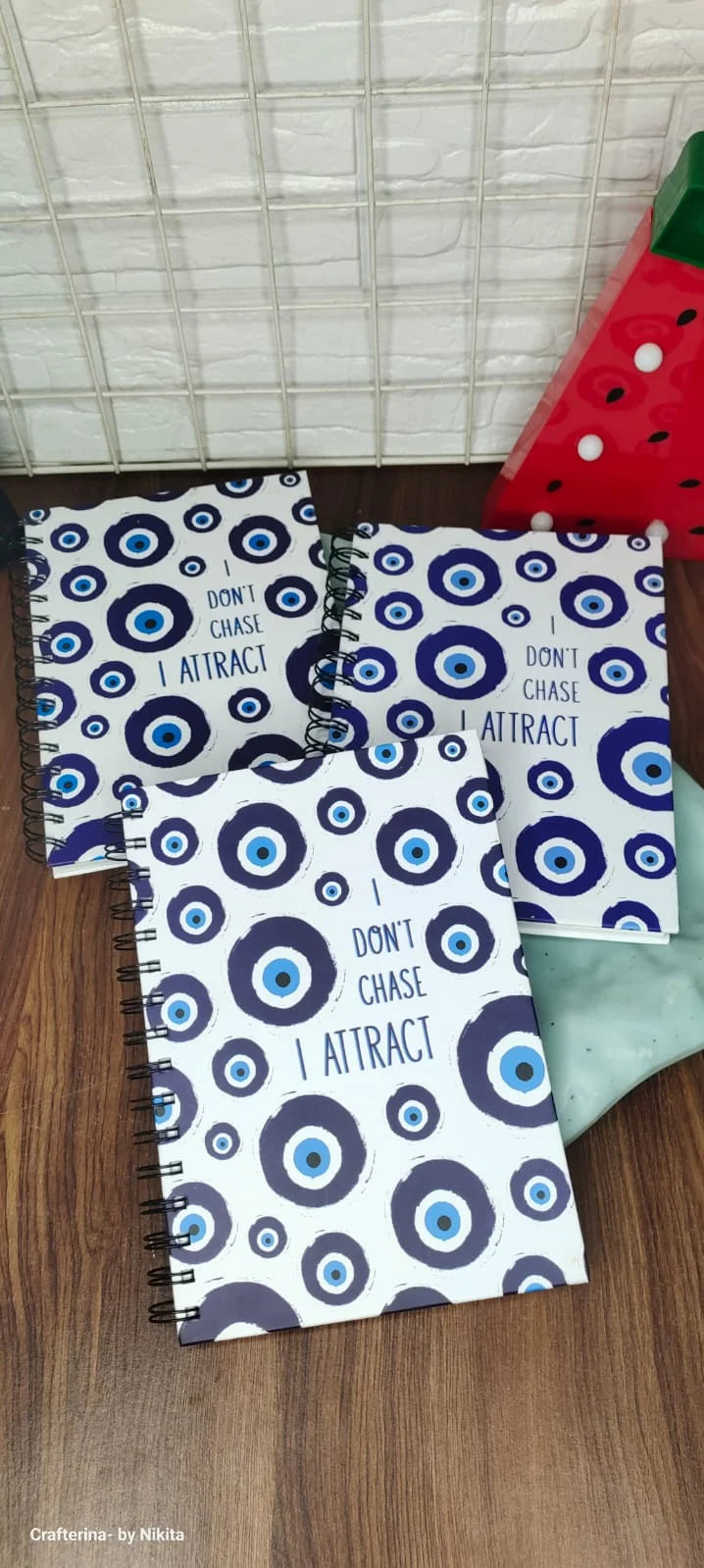 Evil eye hardboard diary