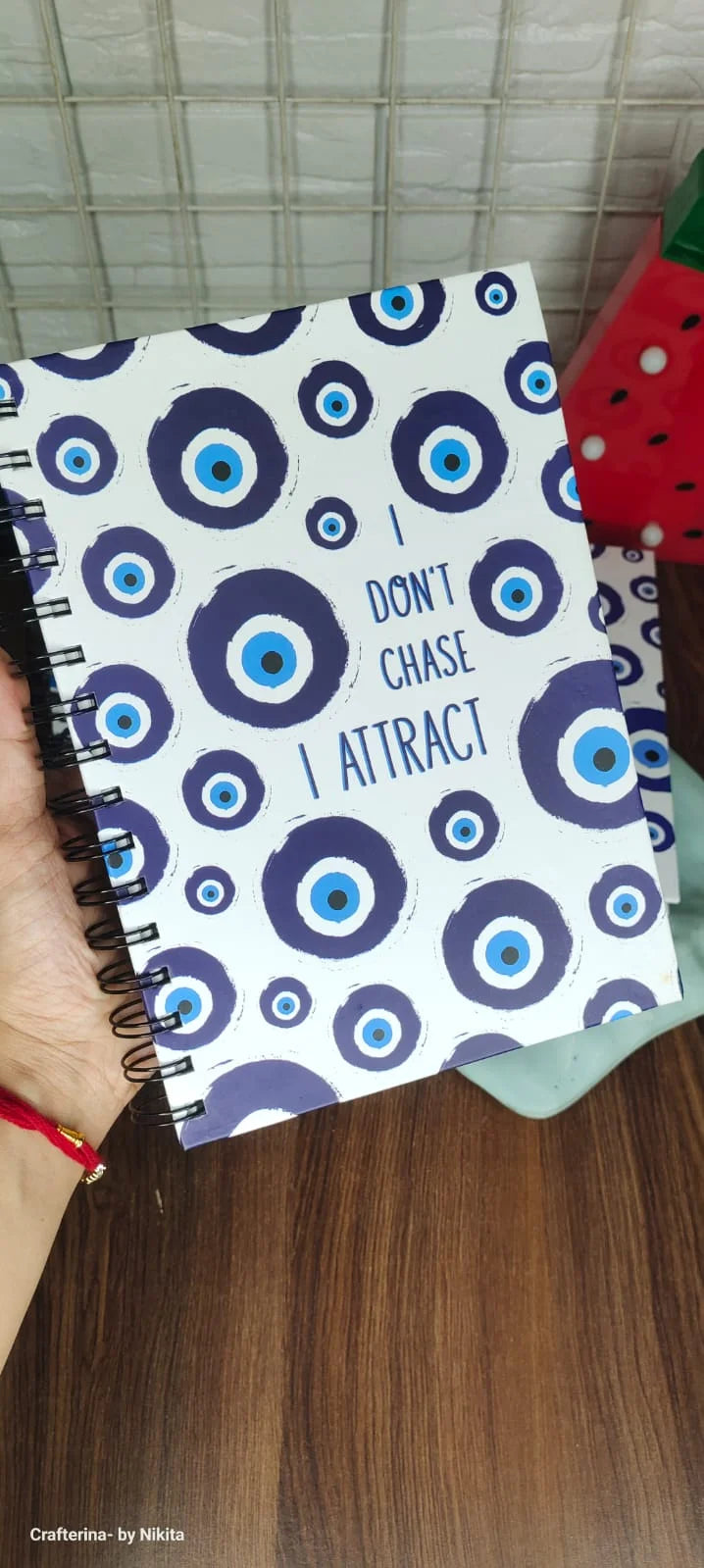 Evil eye hardboard diary