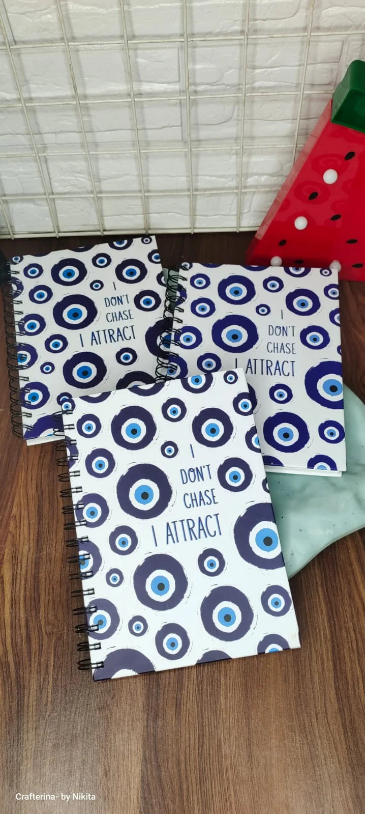 Evil eye hardboard diary