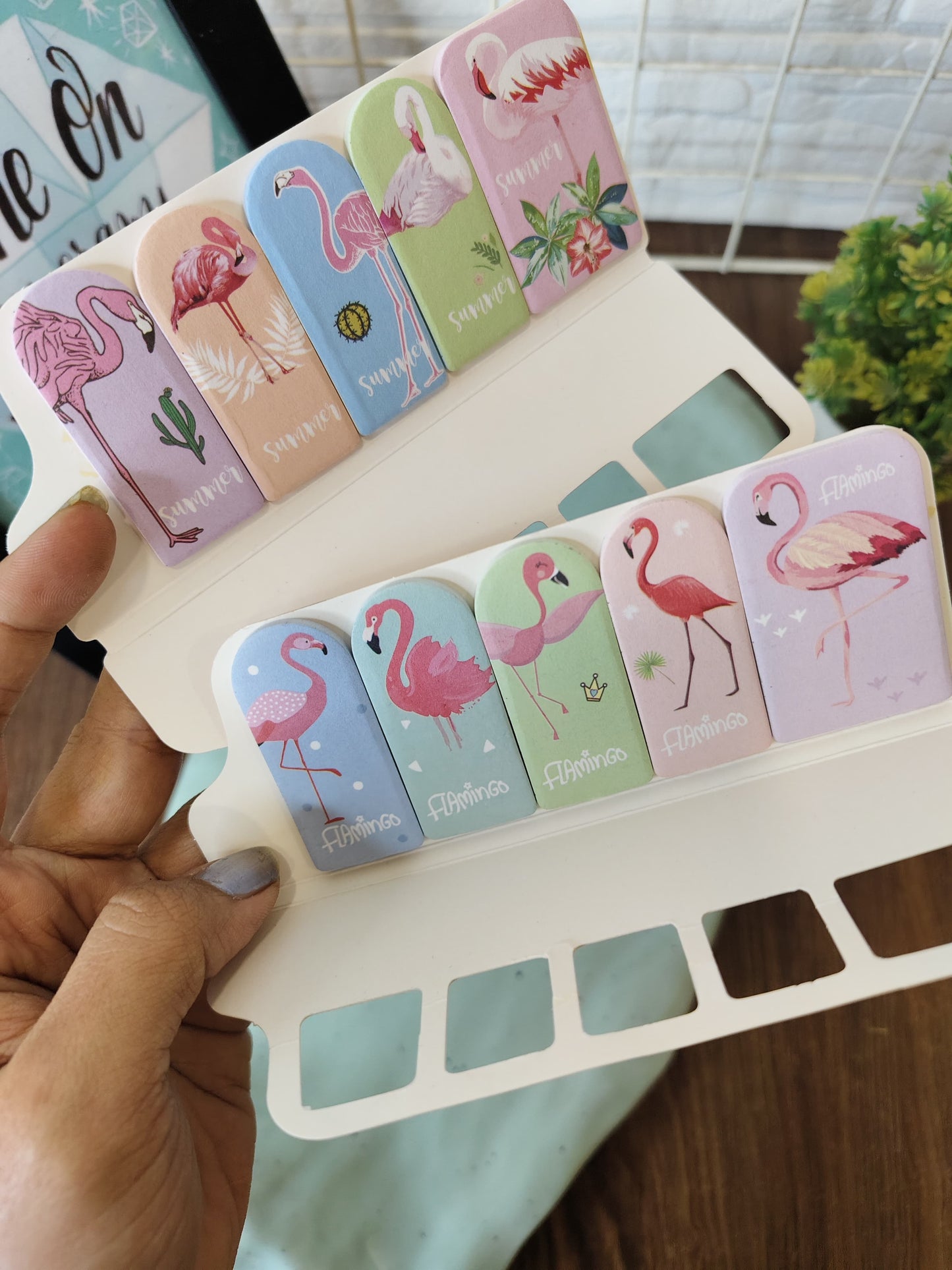 Flamingo cute sticky notes