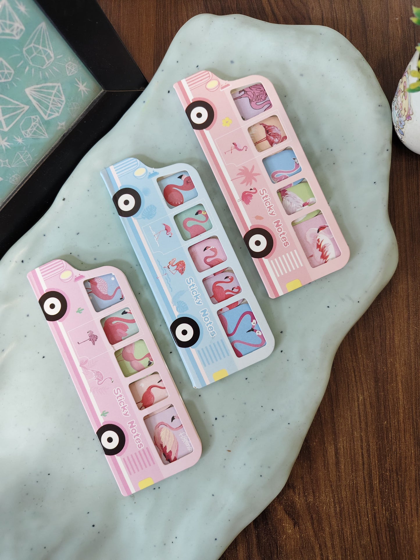 Flamingo cute sticky notes