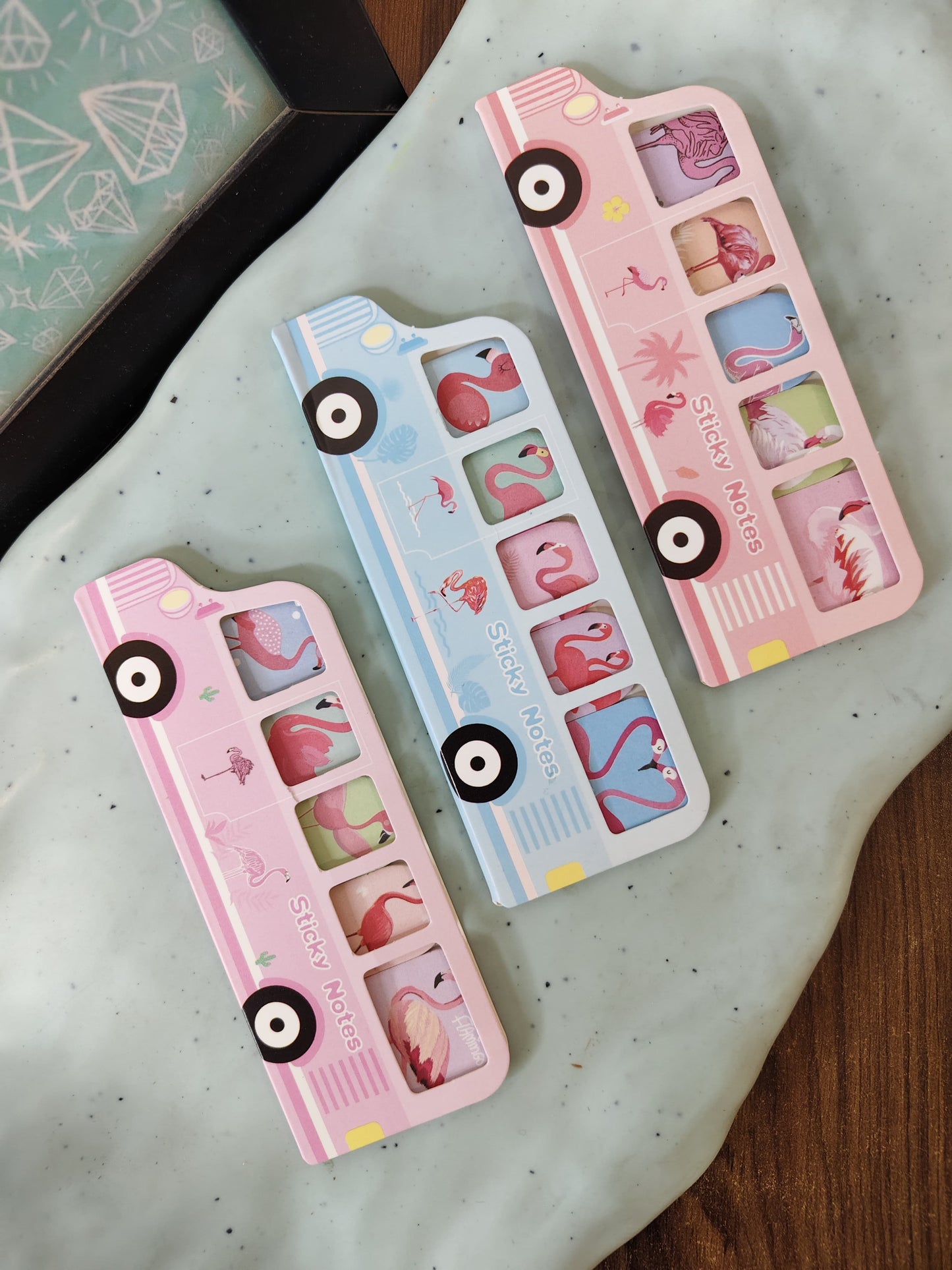 Flamingo cute sticky notes