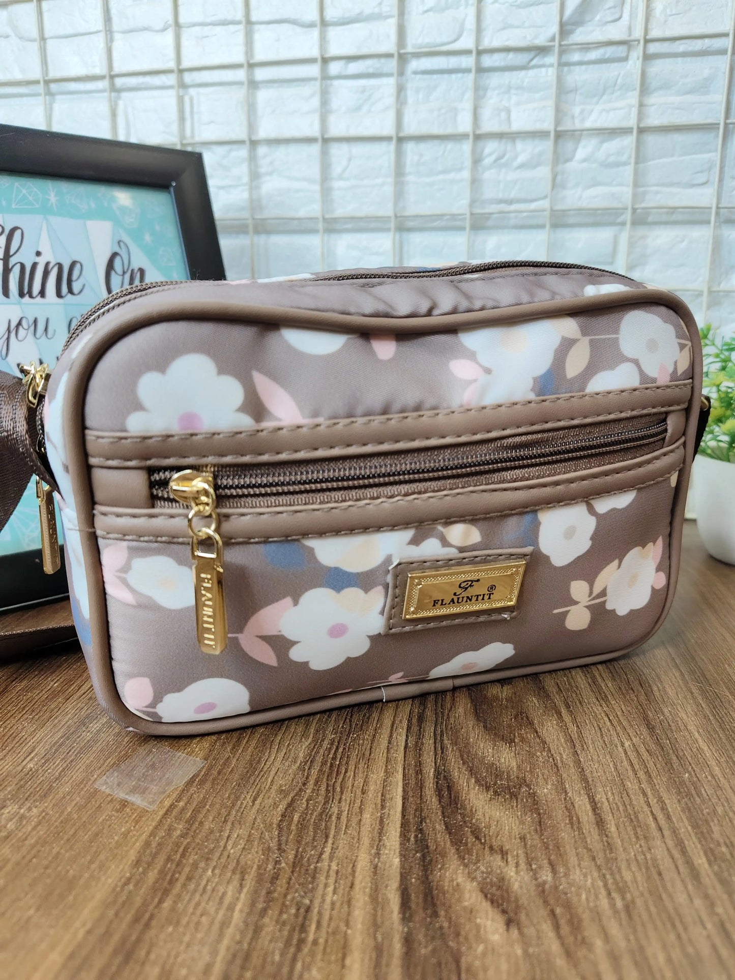 Floral sling bag