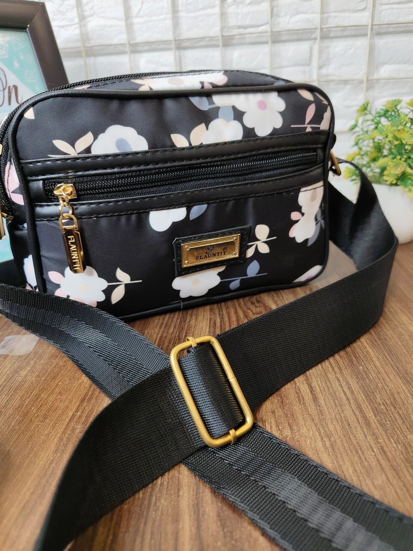 Floral sling bag