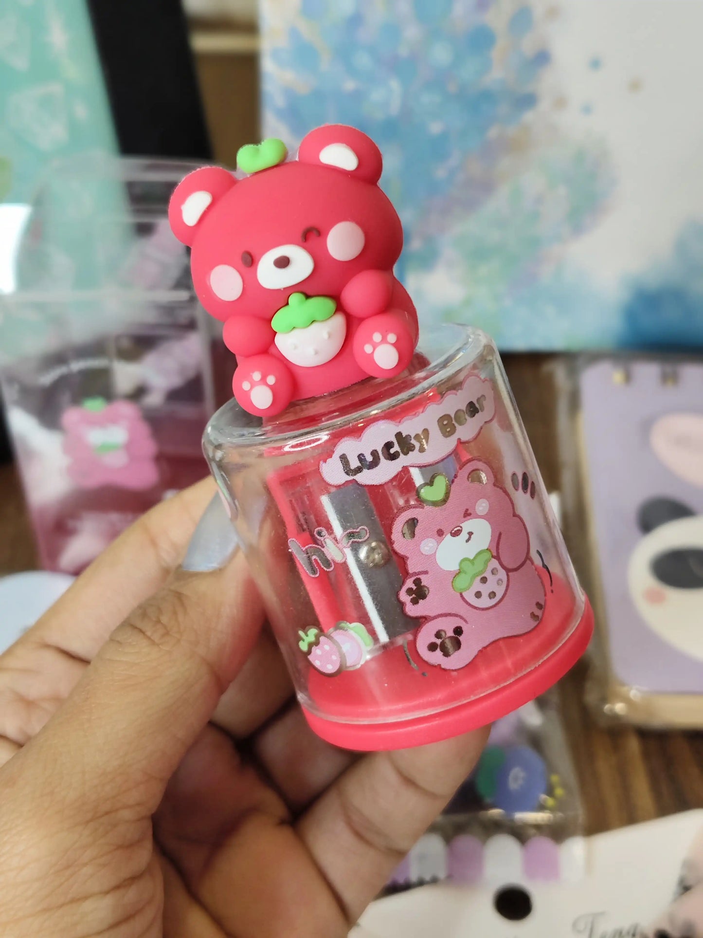 Gift bag filled with cute goodies (assorted colours)