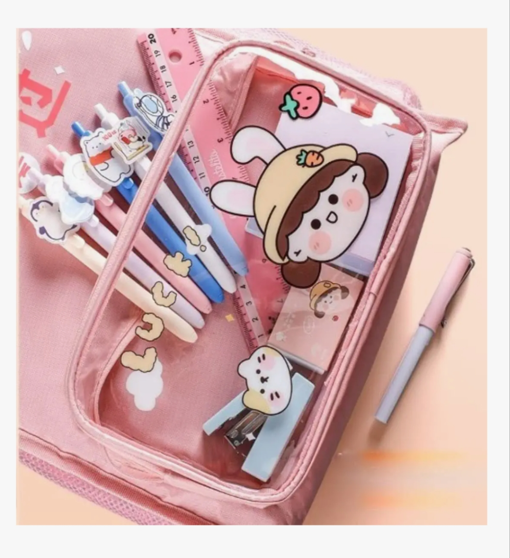 Premium Kawaii Tote bags with 3 compartments
Stylish and Trendy Travelling Bag for Boys and Girls