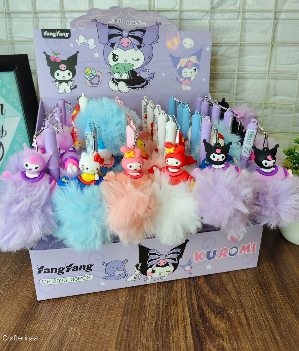 Kawaii fur pens