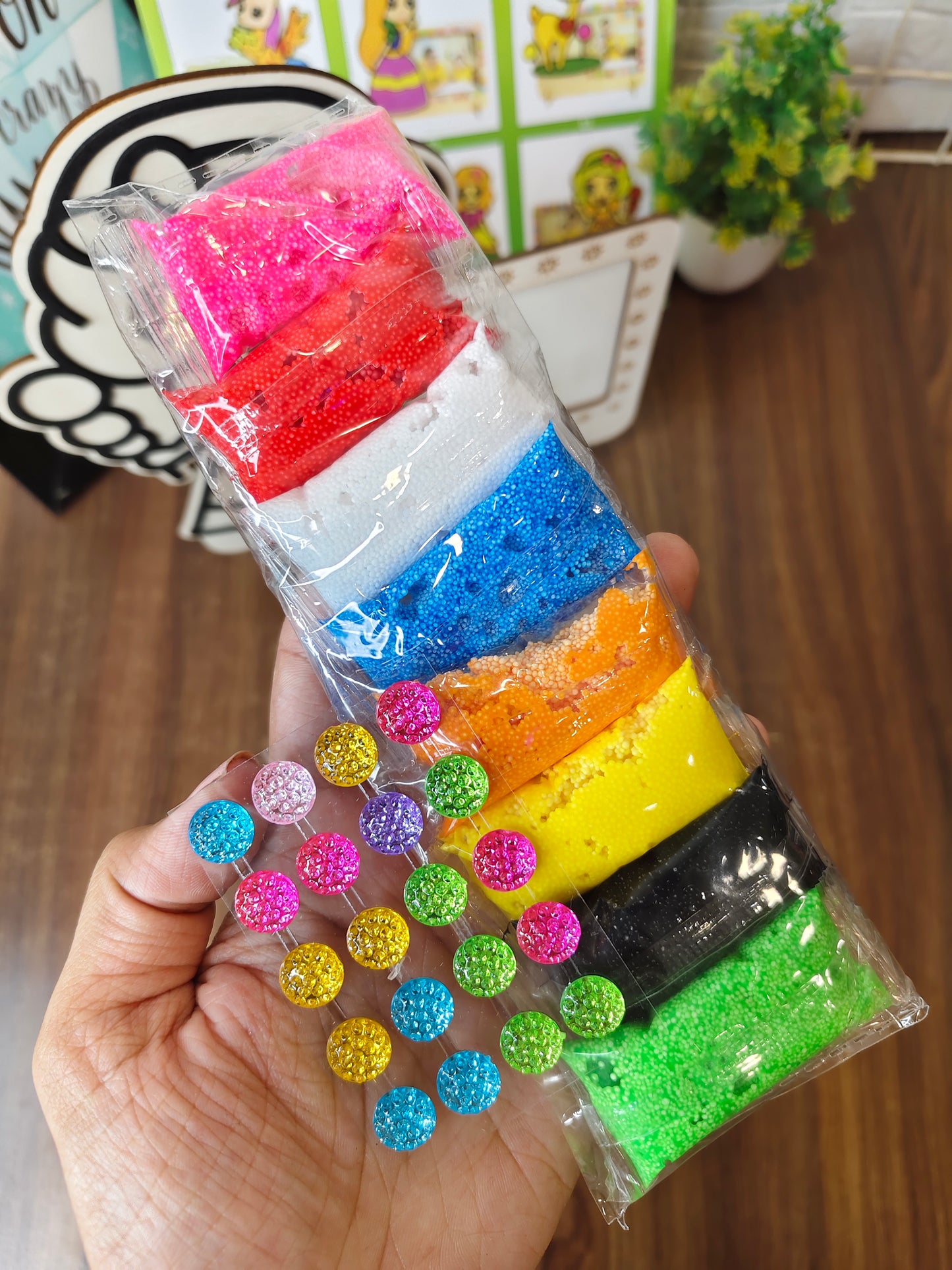 DIY wooden clay painting kit