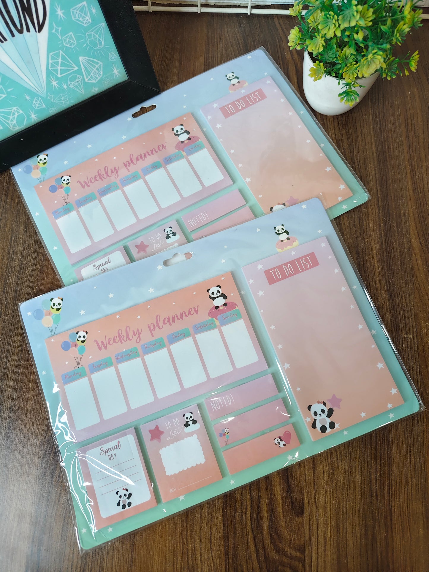 Panda todo list Weekly Planner