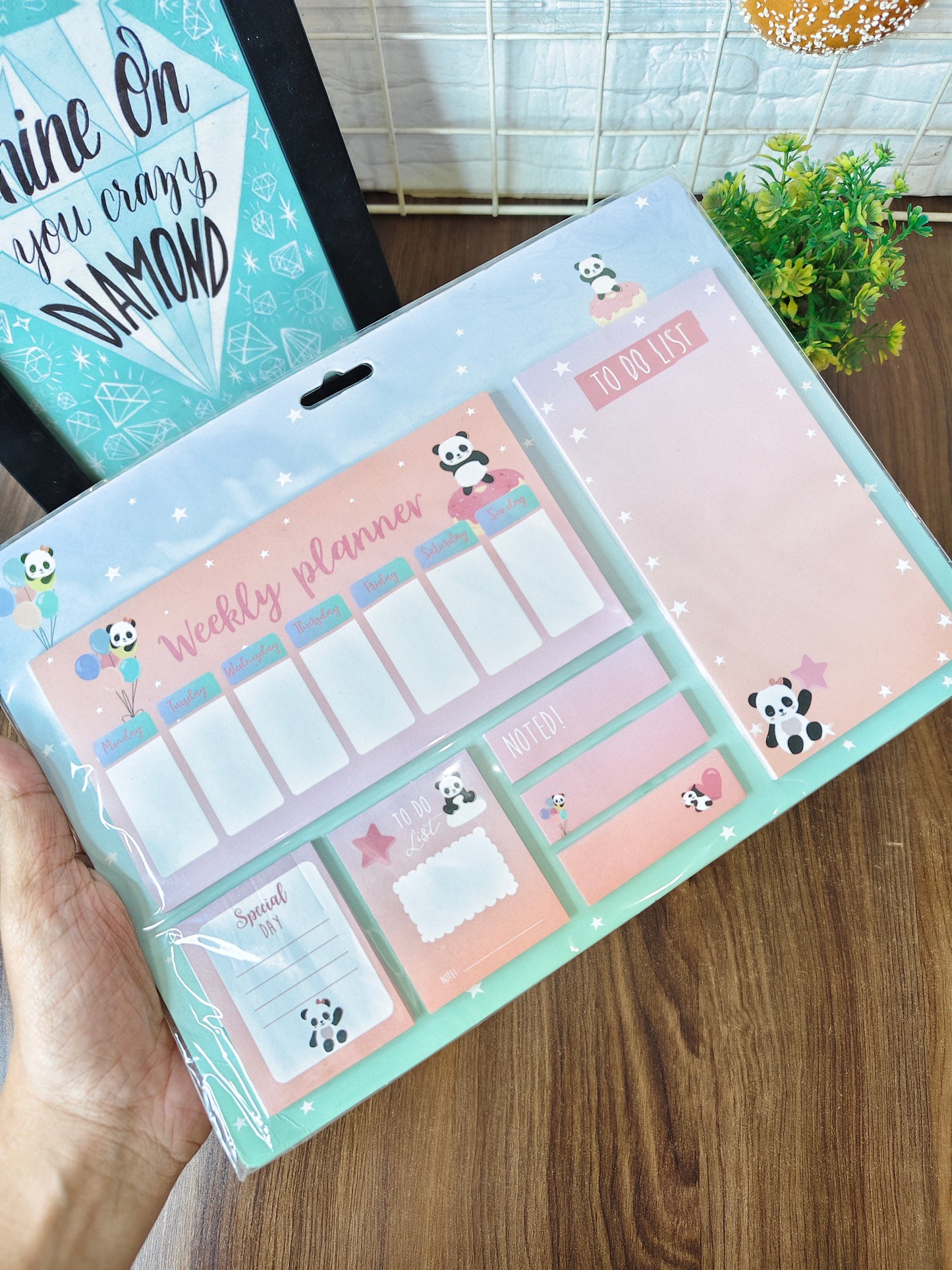 Panda todo list Weekly Planner