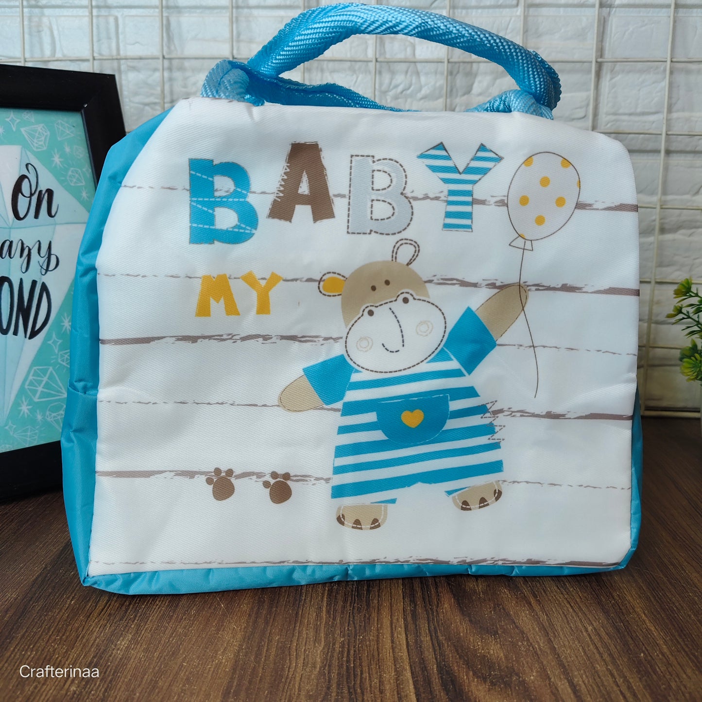 Insulated cute print lunch bag