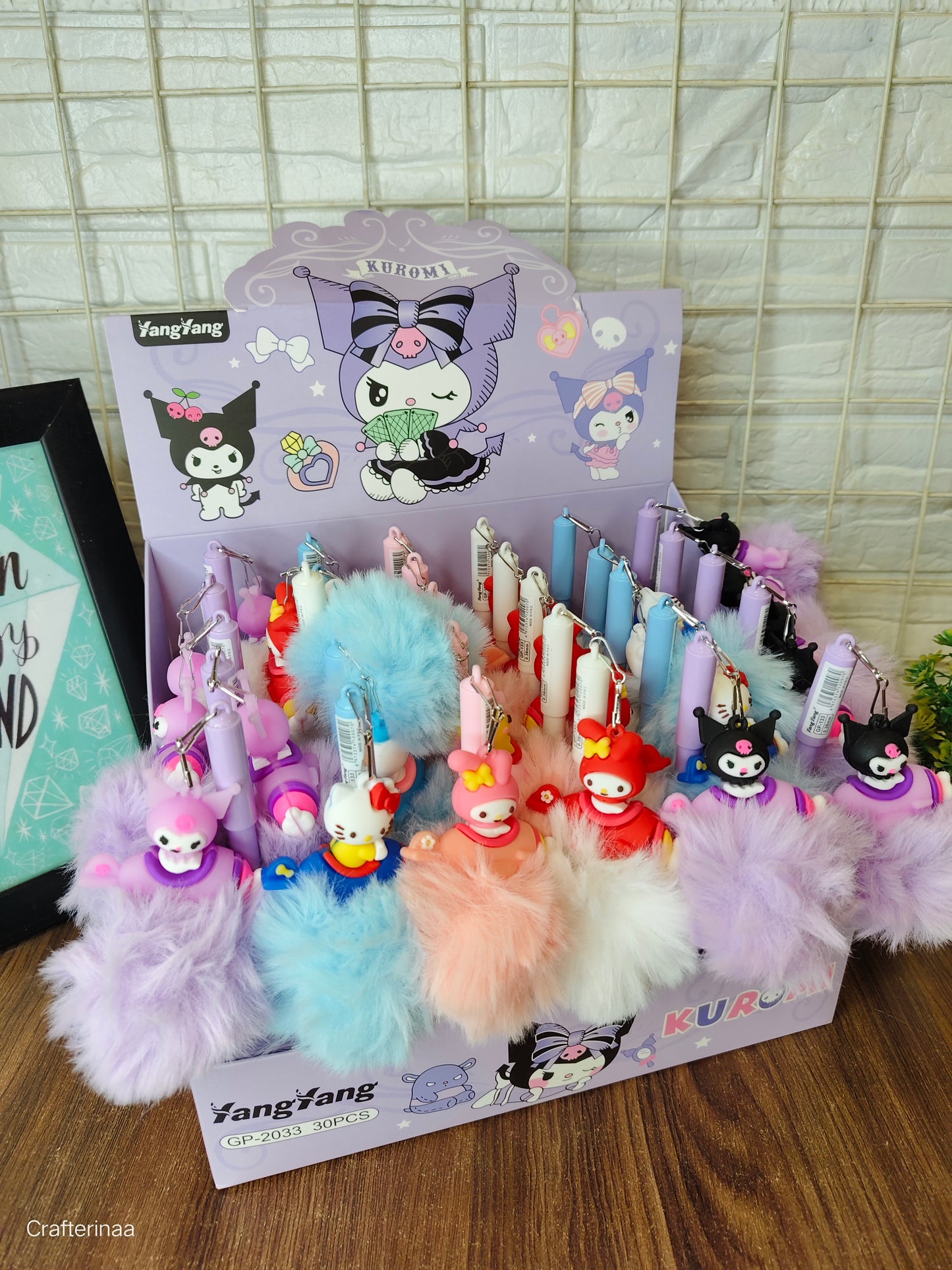 Kawaii fur pens