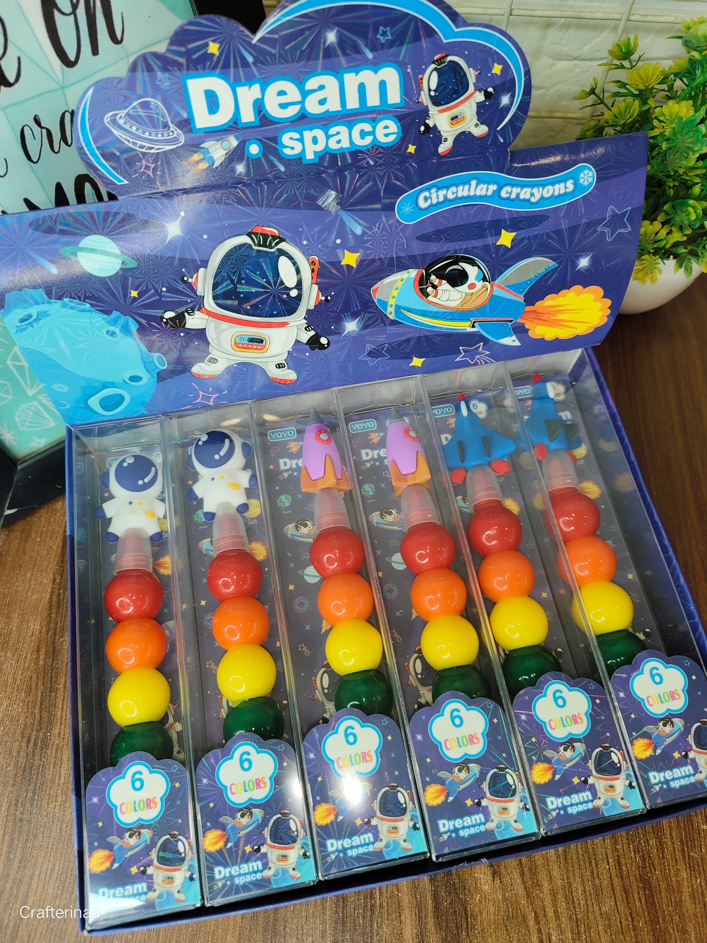 Space crayons