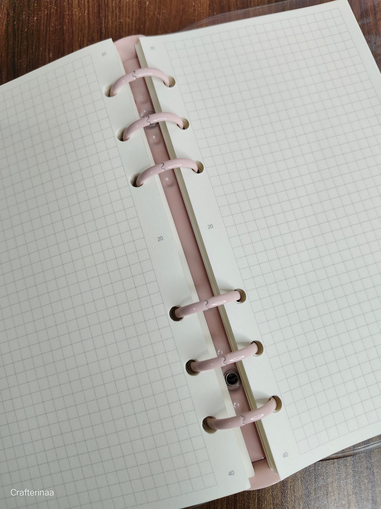 Rose manor metal spiral diary PVC cover