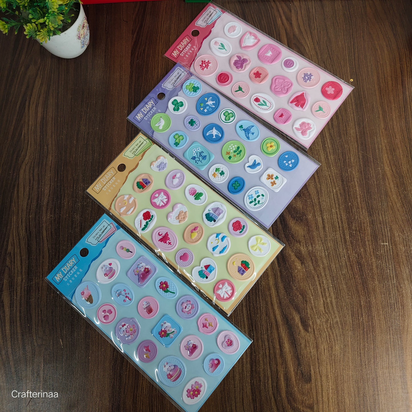 Wax Sealed Themed Sticker | Wax Stamp Sticker