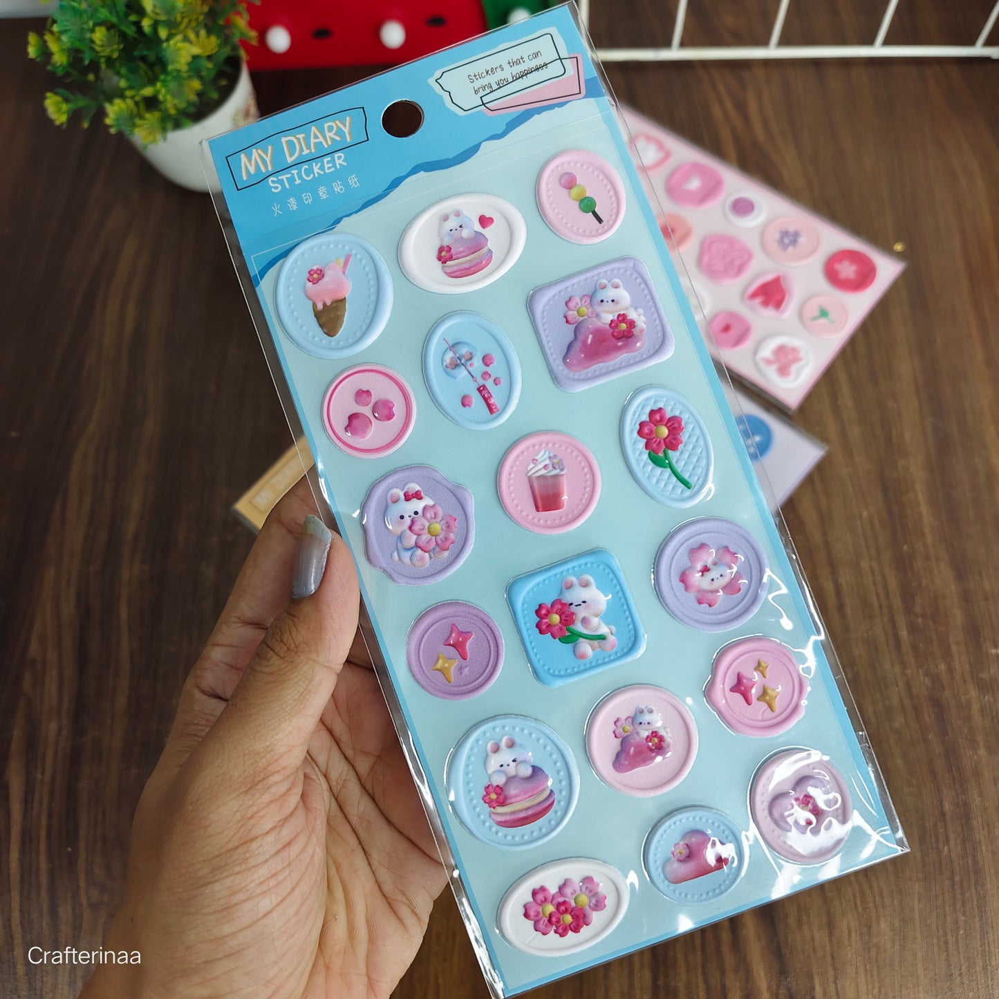 Wax Sealed Themed Sticker | Wax Stamp Sticker
