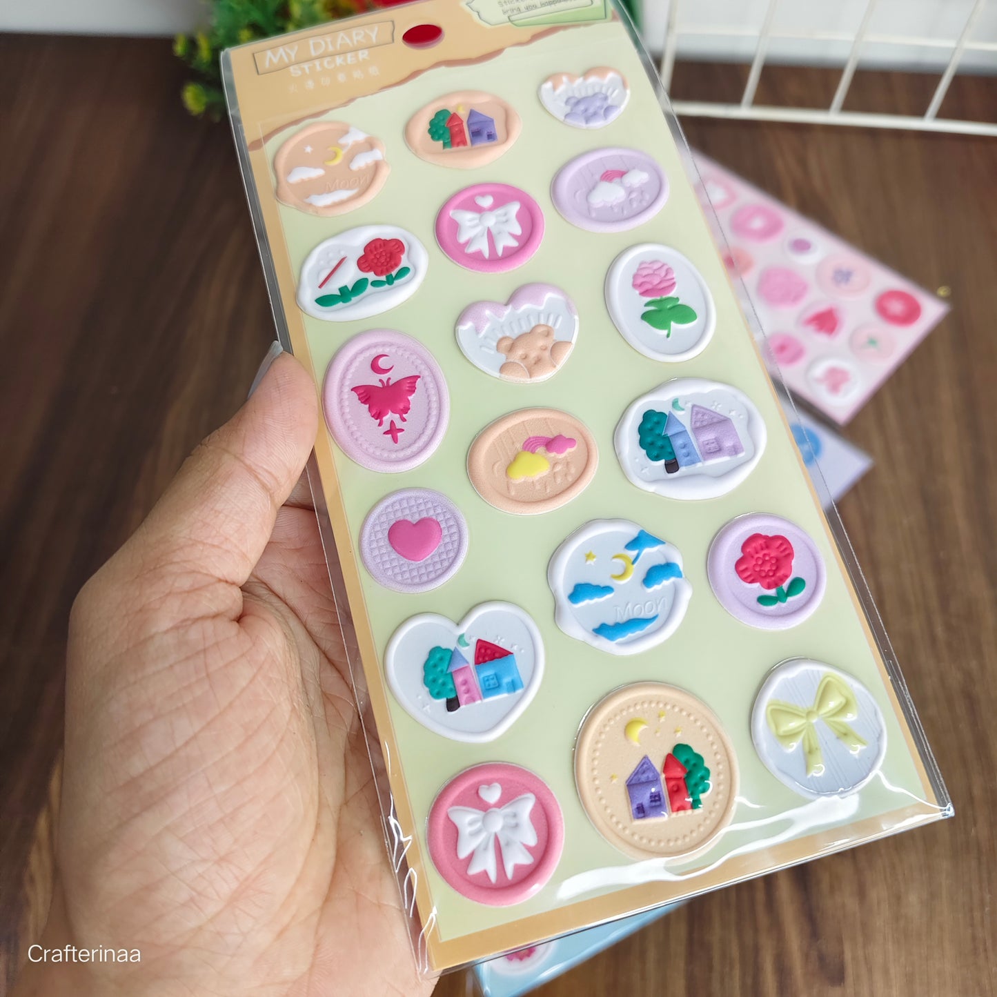 Wax Sealed Themed Sticker | Wax Stamp Sticker