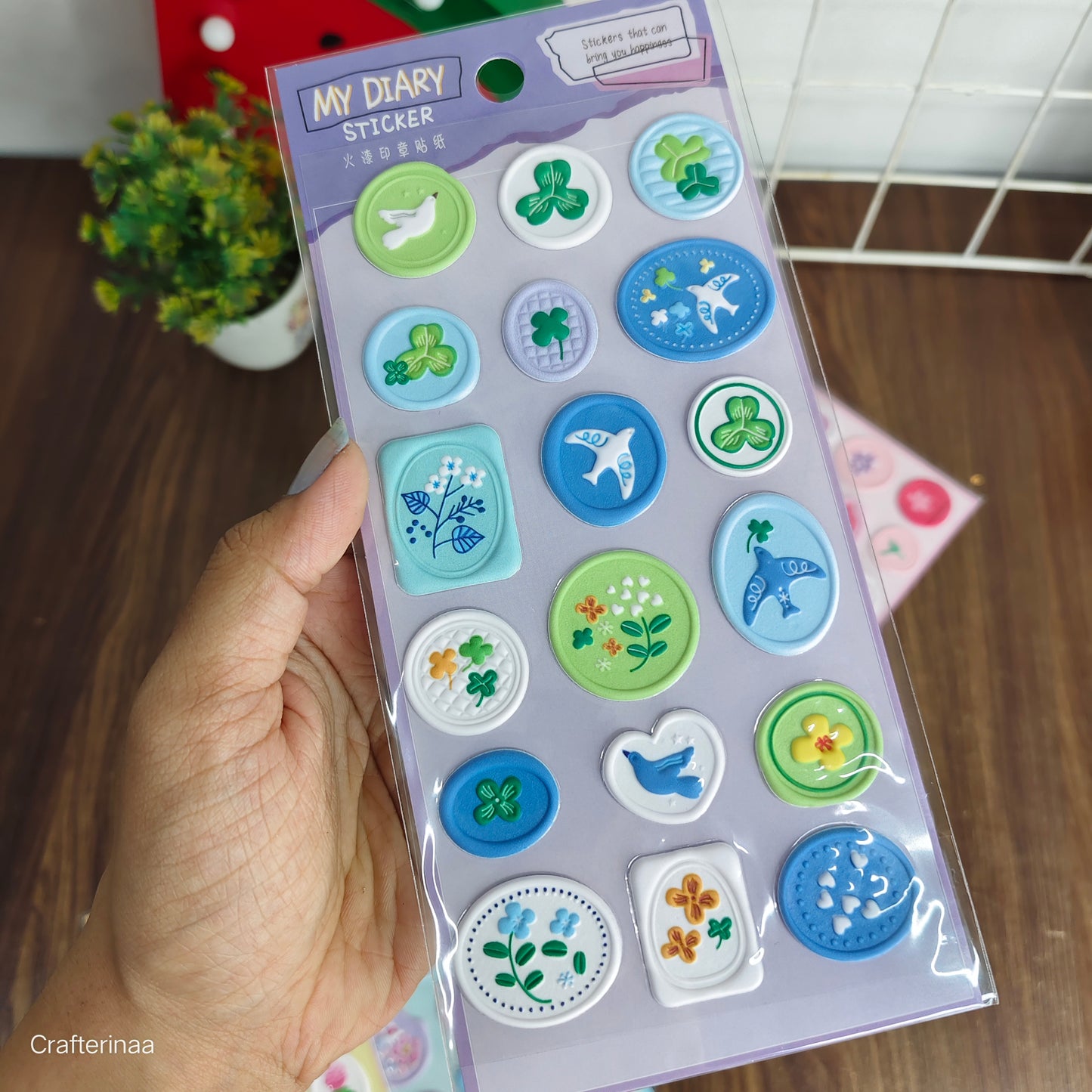 Wax Sealed Themed Sticker | Wax Stamp Sticker