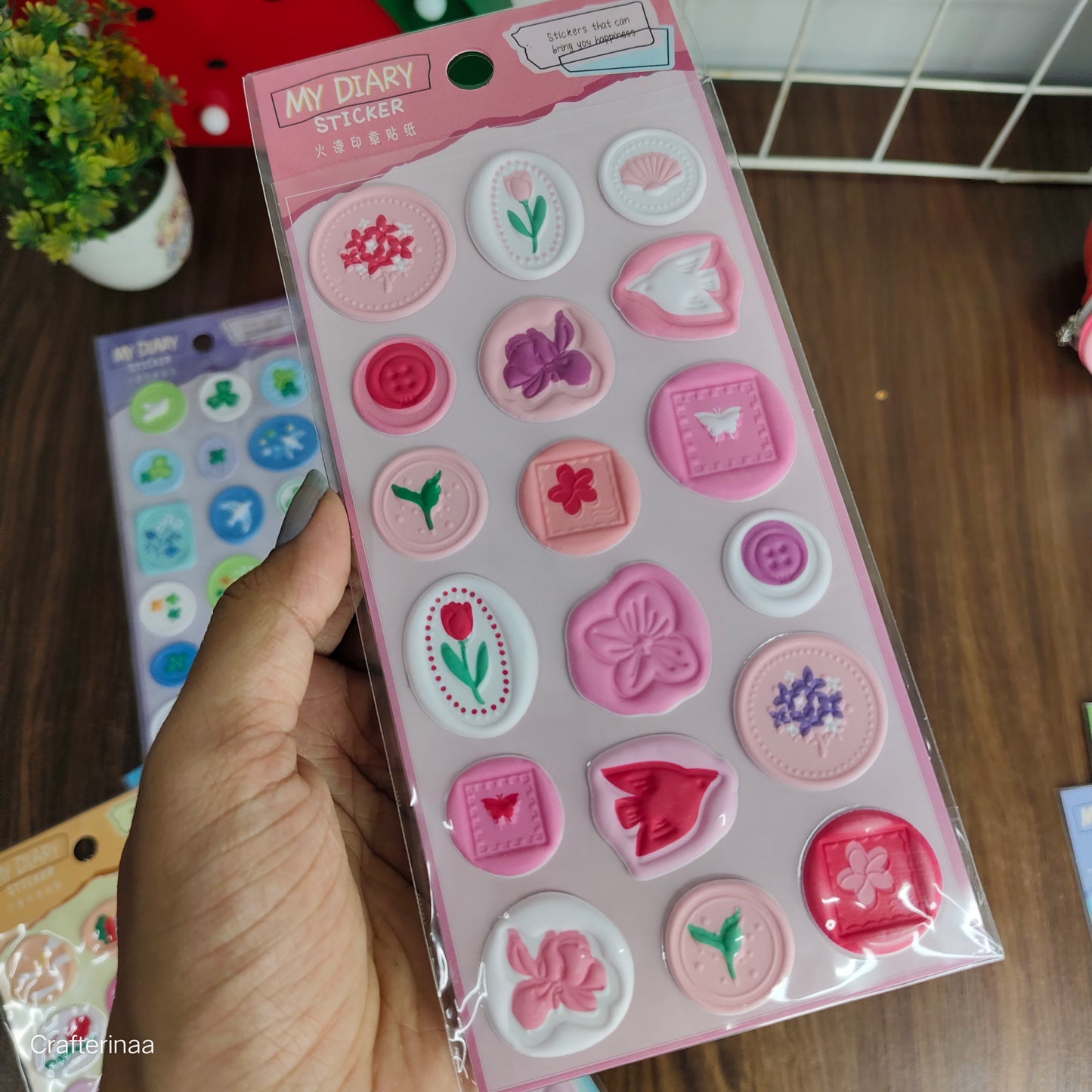 Wax Sealed Themed Sticker | Wax Stamp Sticker