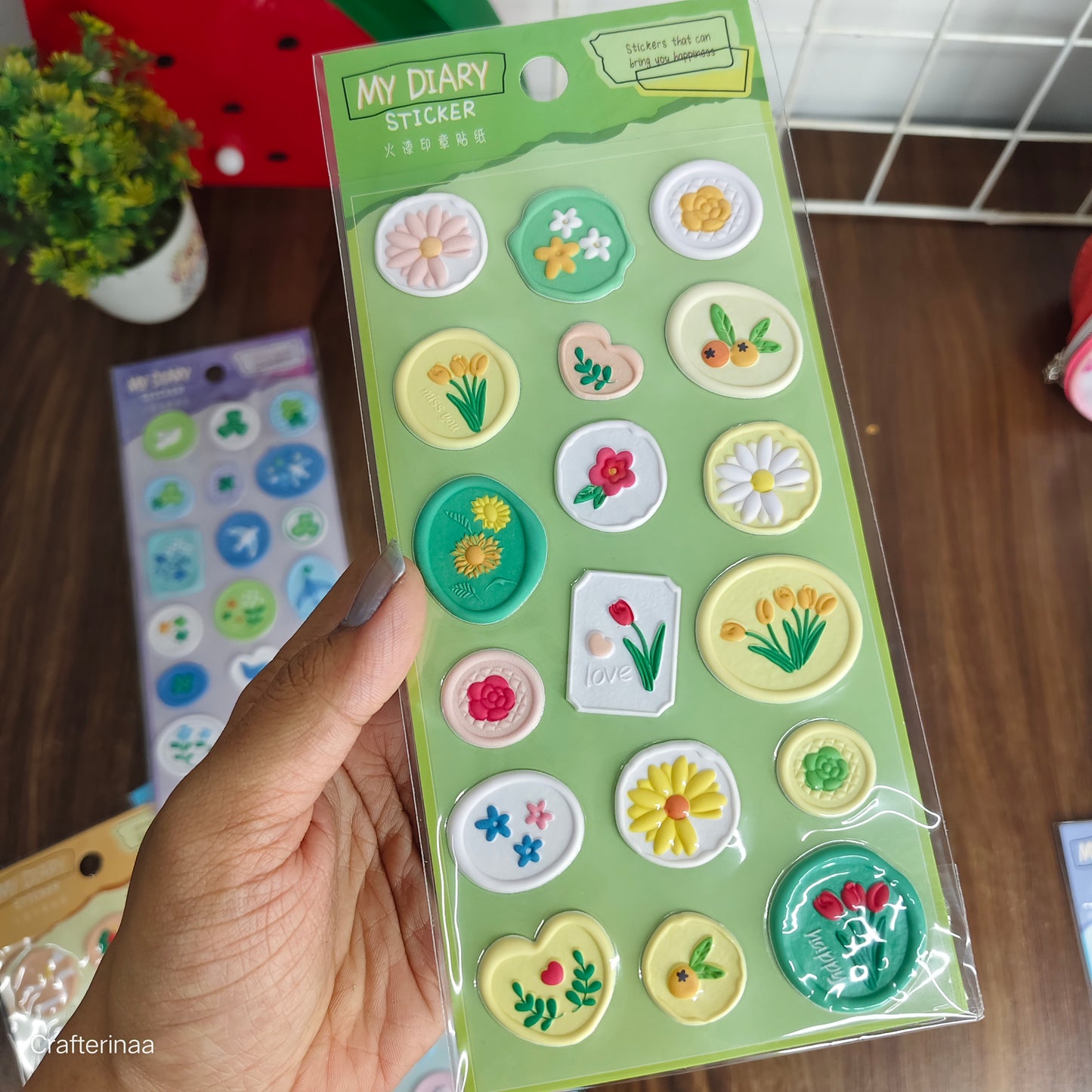 Wax Sealed Themed Sticker | Wax Stamp Sticker