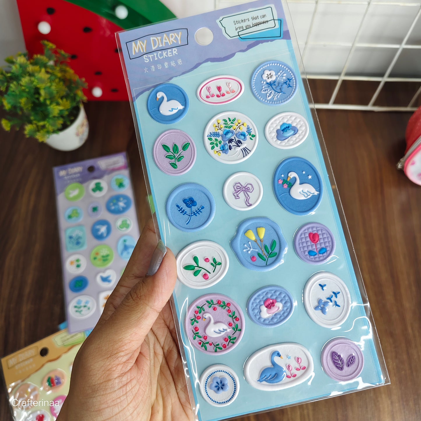 Wax Sealed Themed Sticker | Wax Stamp Sticker