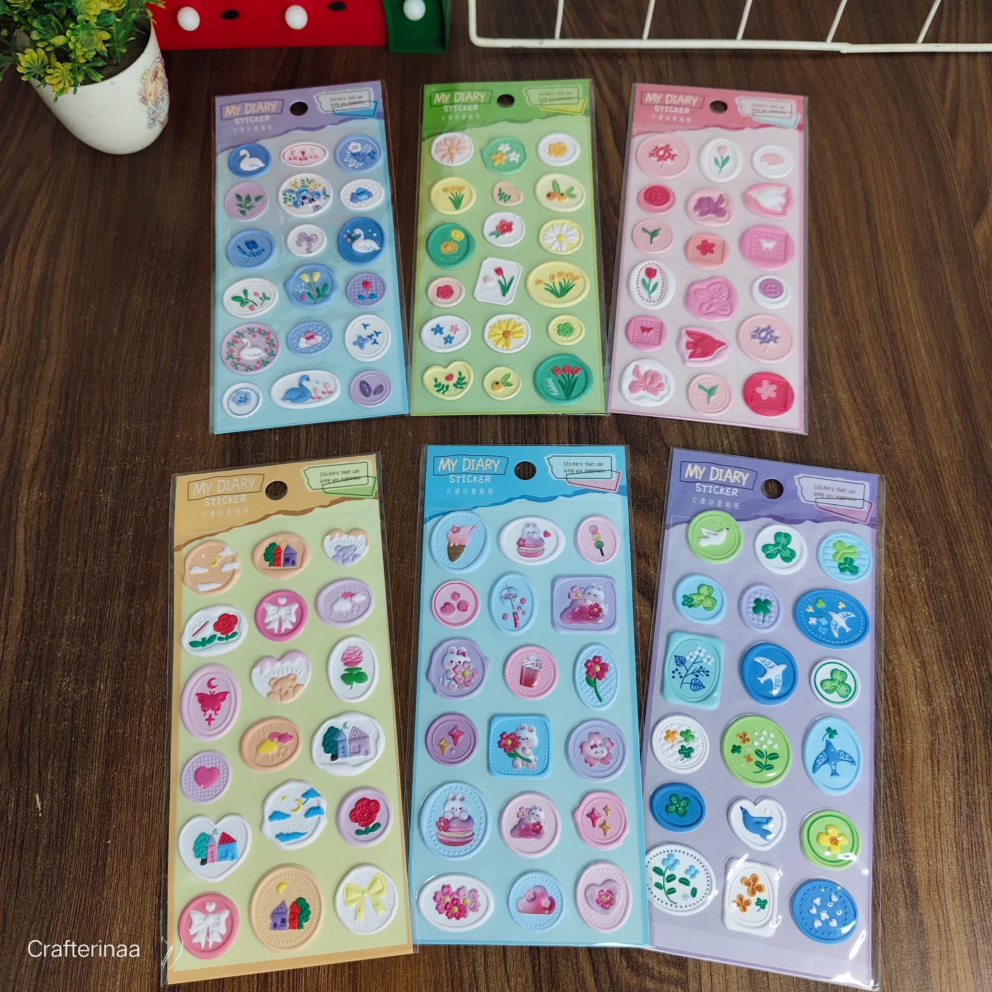 Wax Sealed Themed Sticker | Wax Stamp Sticker