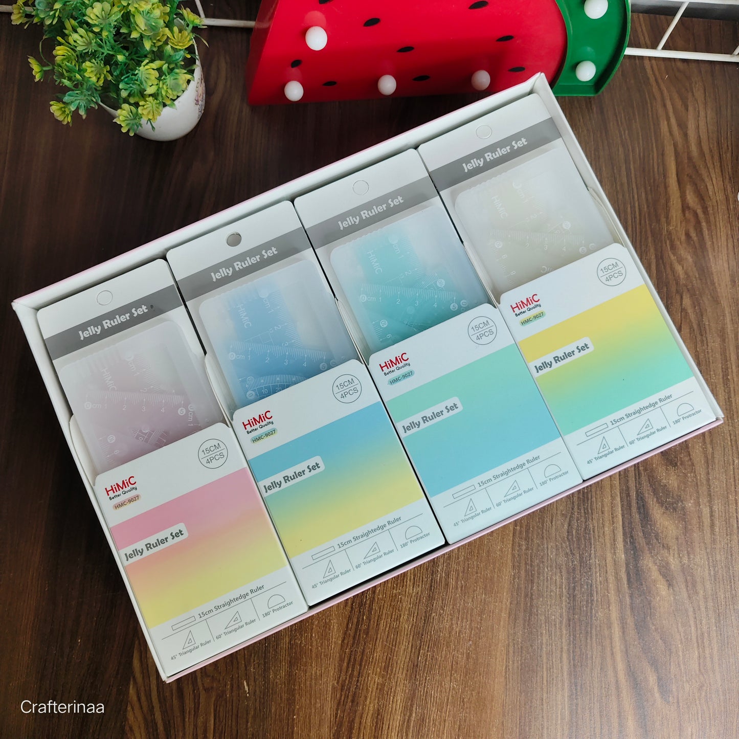 Pastel Jelly ruler set