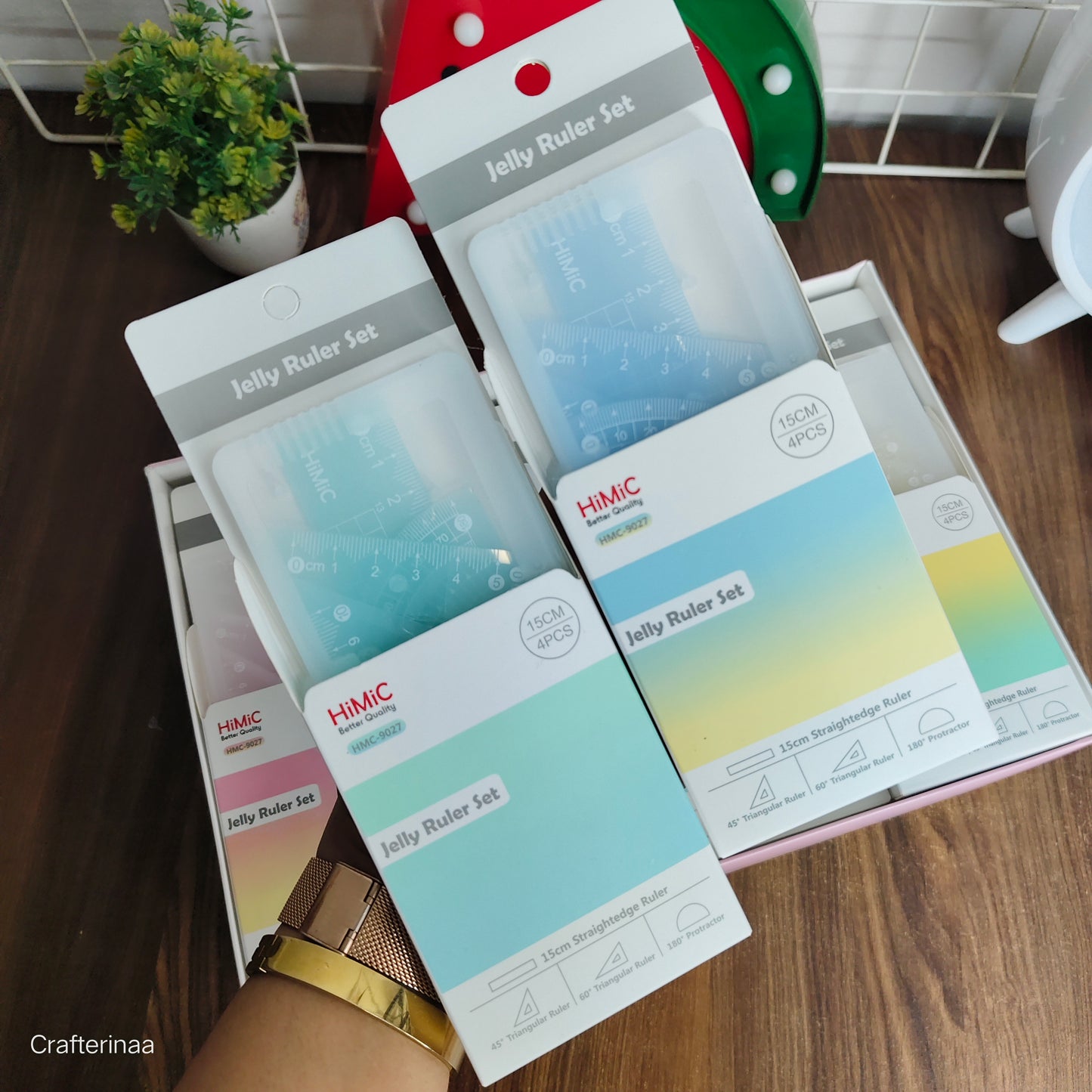 Pastel Jelly ruler set