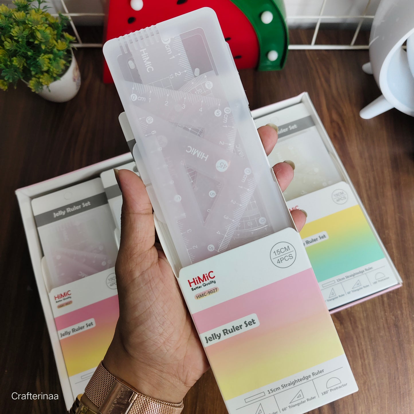 Pastel Jelly ruler set