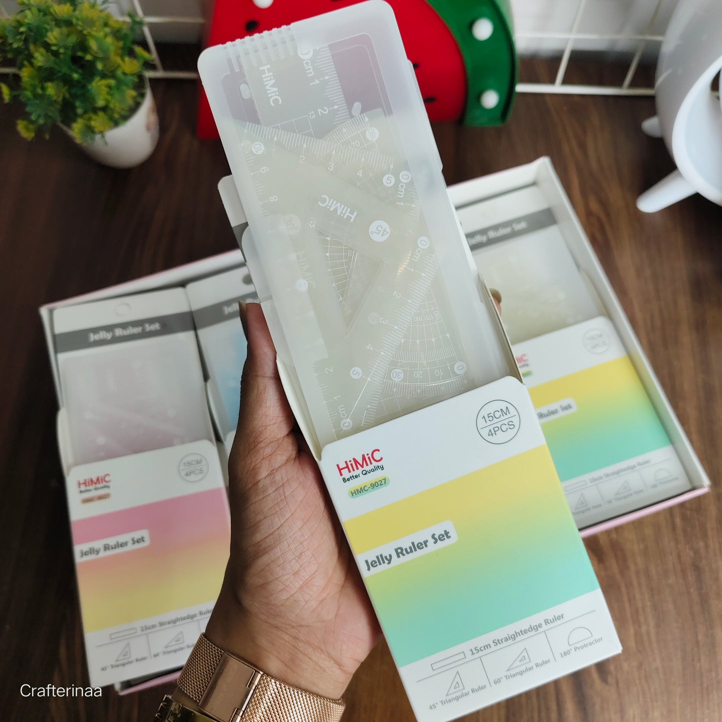 Pastel Jelly ruler set