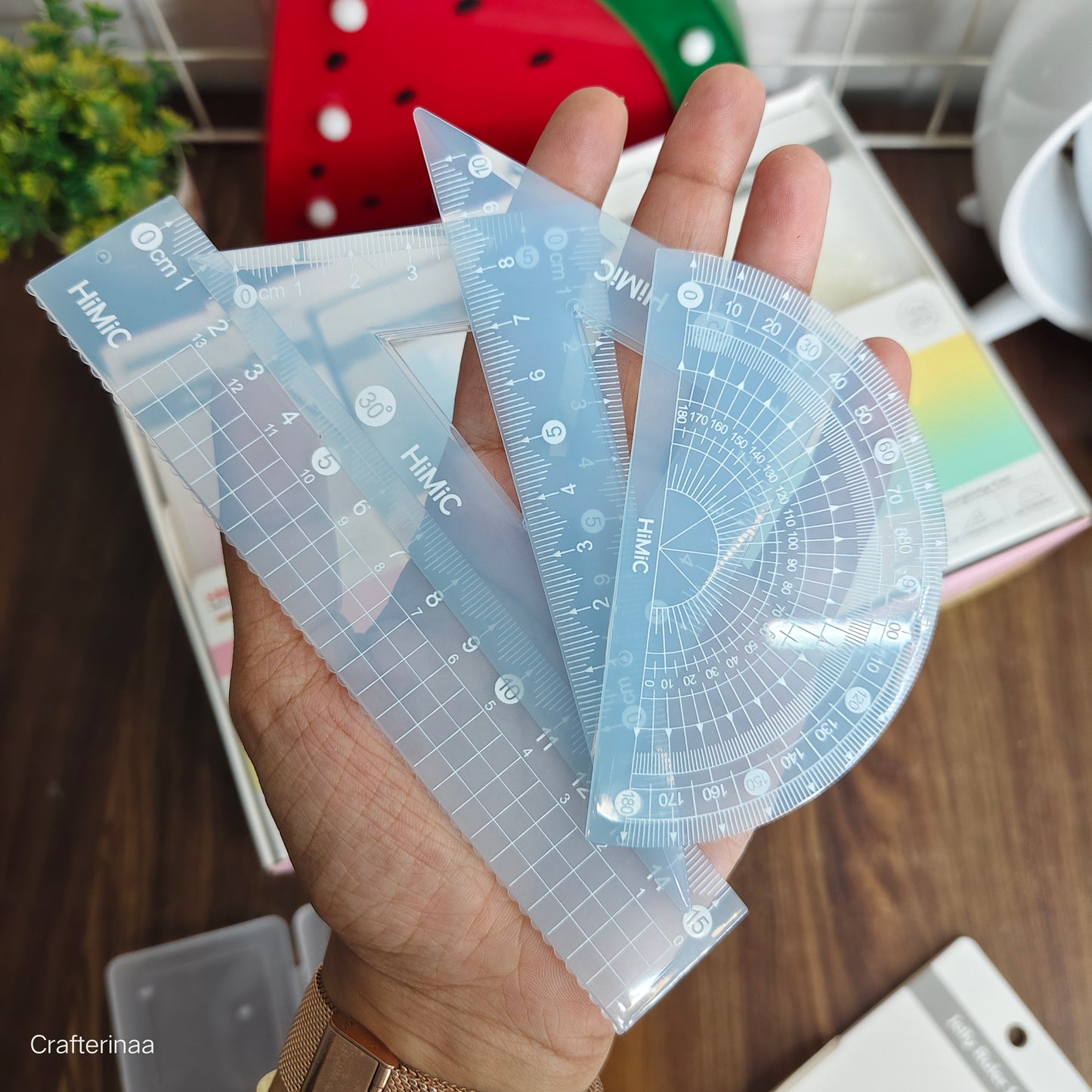 Pastel Jelly ruler set