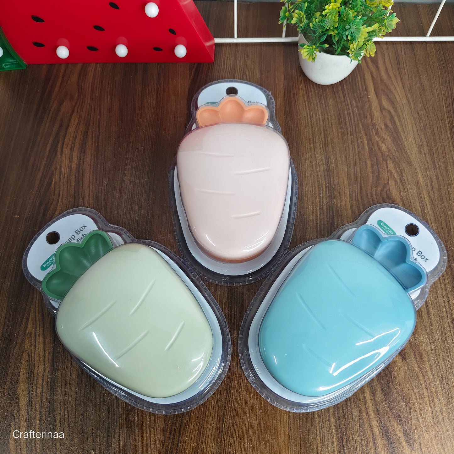 Radish Soap Box Bathroom Soap Holder Soap Dishes for Soap|Portable Soap soap Holder Travel Soap Draining Soap Container Pp Radish Household