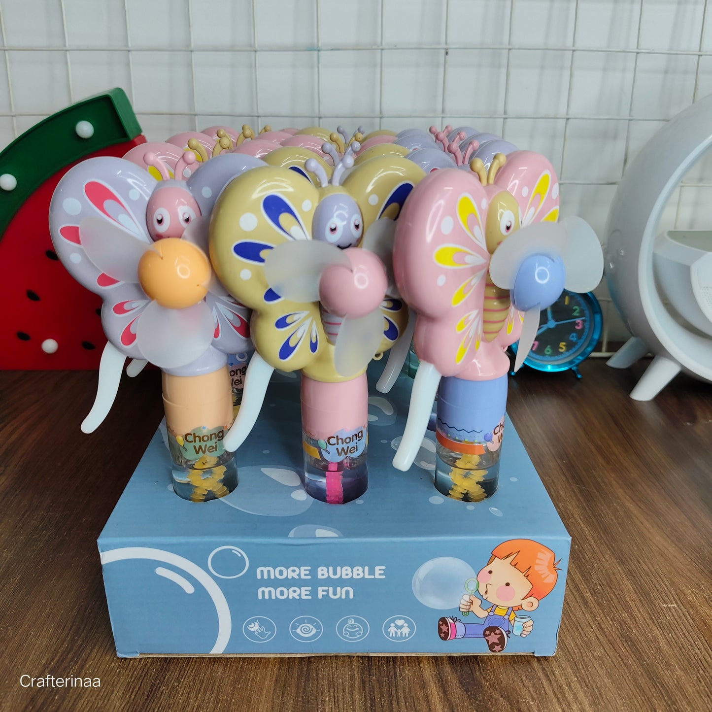 Butterfly fan Bubble