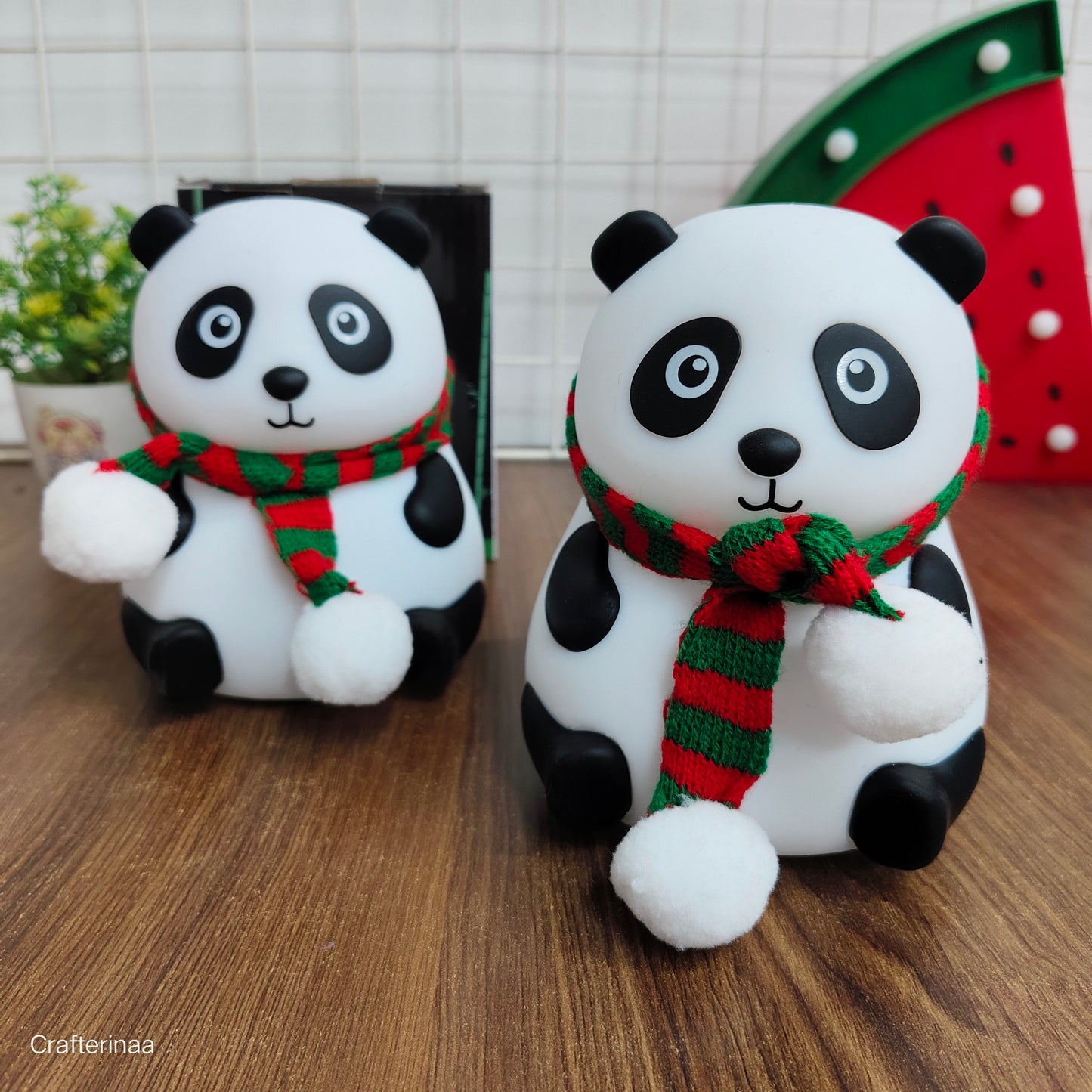 Panda touch lamps| cute panda lamp for room decor