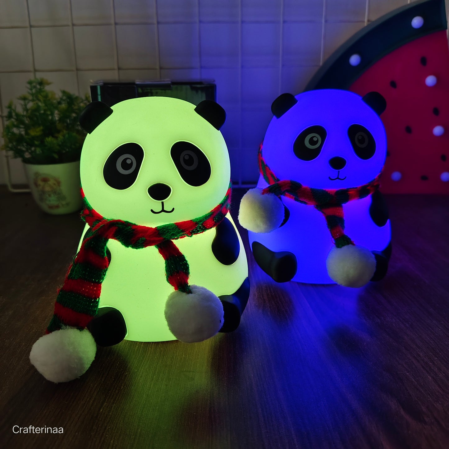 Panda touch lamps| cute panda lamp for room decor