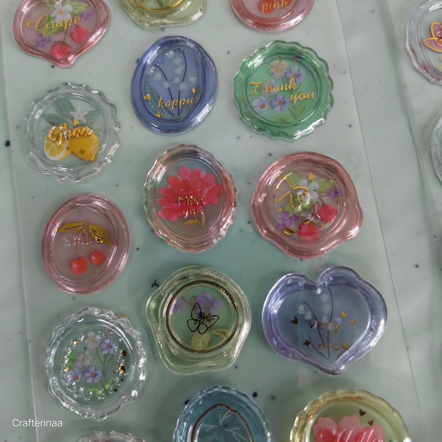 Transparent Wax seal stickers | Wax stamp stickers