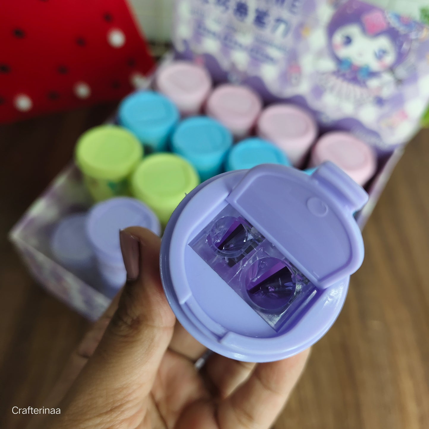 Kawaii sharpener| kids kawaii sharpener| Sanrio Mini Sipper Style Sharpeners
