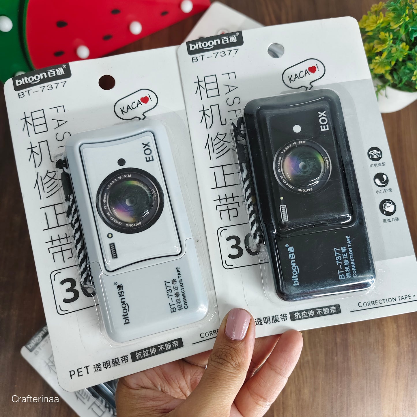 camera shape correction tape