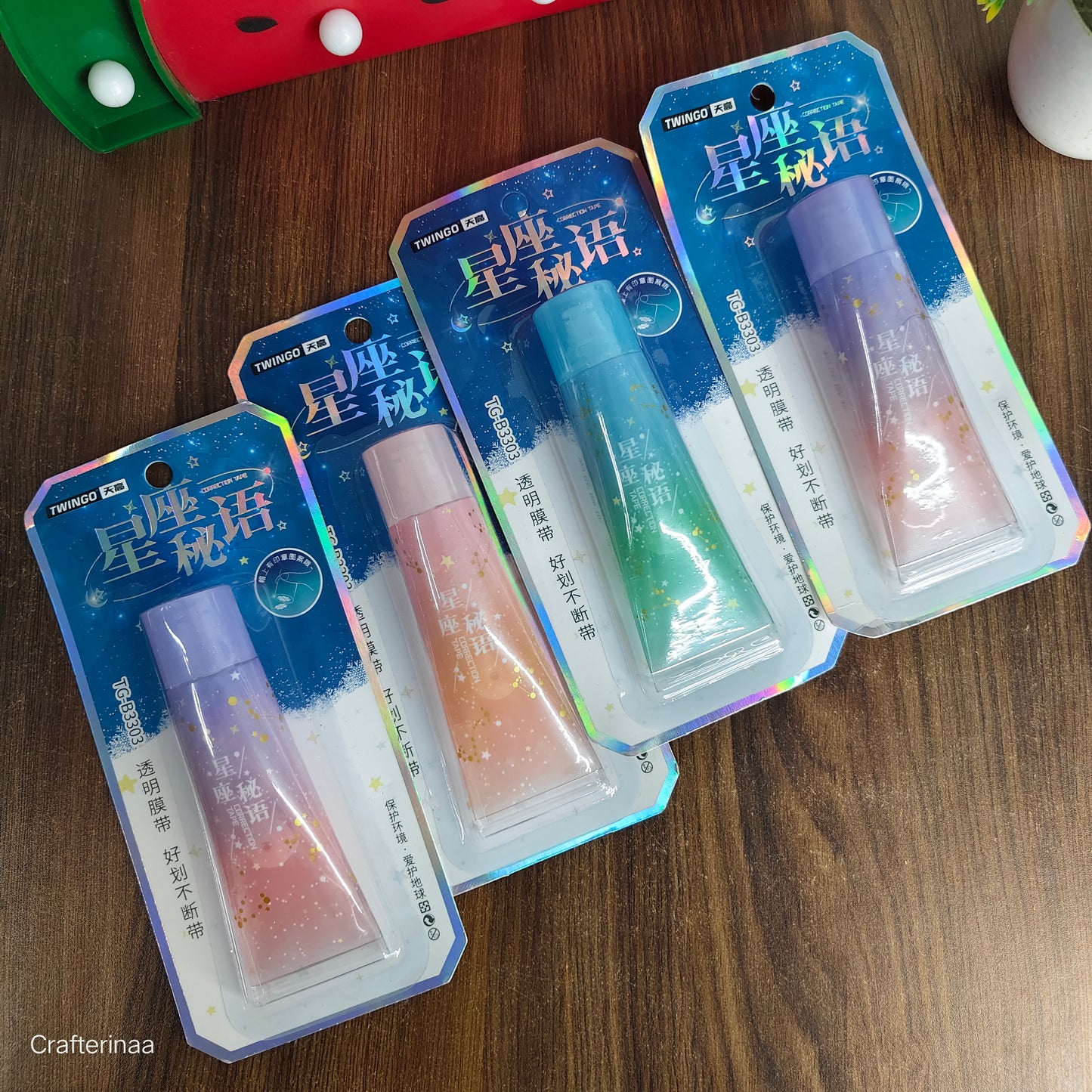 Cute Correction Tape, White CorrectionTape, Stationery Supplies for School Kids Students
