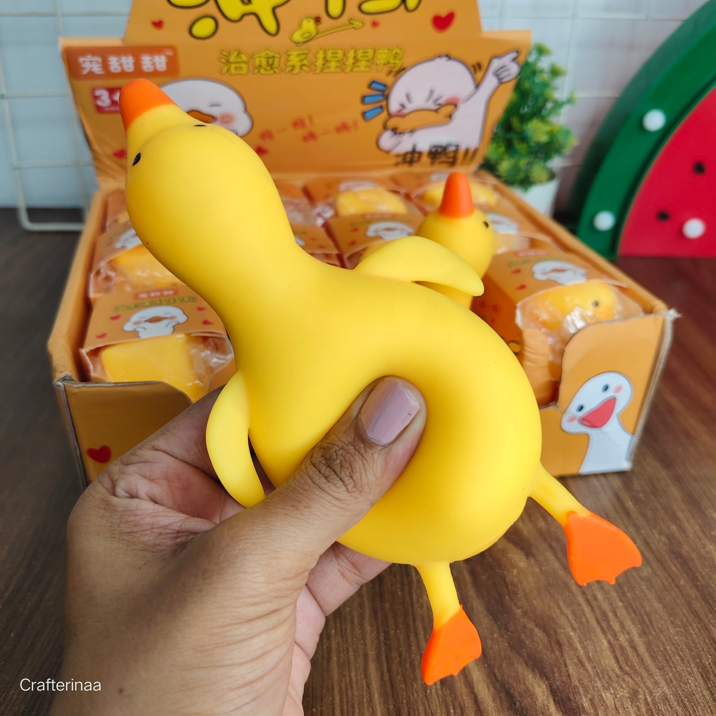 Duck bathing squishy toy| squeeze toy for kids| stress bustertoy